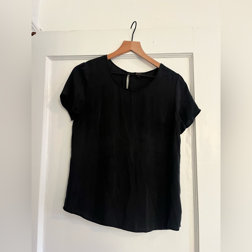 QUINCE 100% WASHABLE SILK T SHIRT